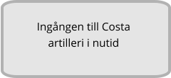 Ingången till Costa artilleri i nutid