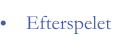 Efterspelet