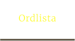 Ordlista
